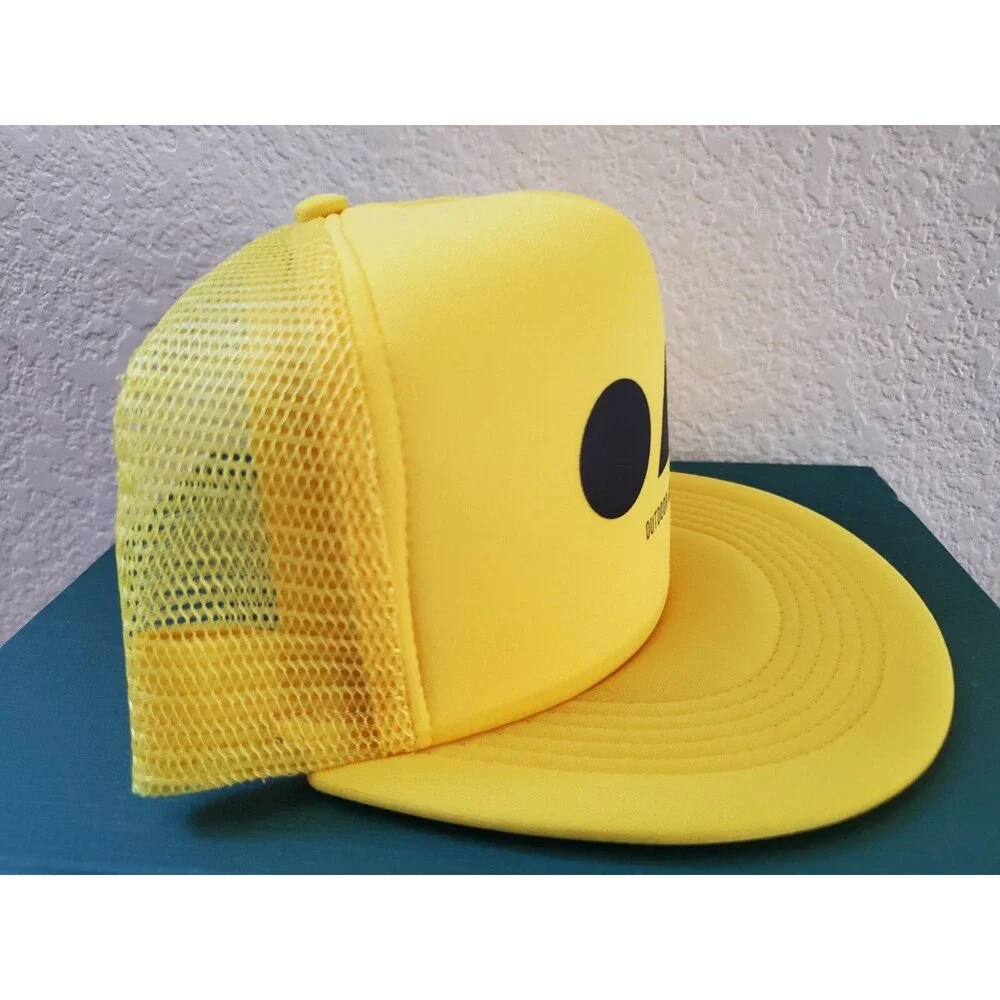 Outdoor Adventure X Hat Yellow Foam Mesh Trucker Cap Snapback Outdoor Retailer